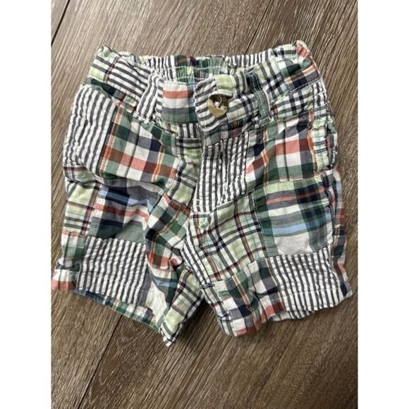 Janie and Jack Baby Boys Patchwork Shorts 3-6M  Multicolored - Picture 1 of 3